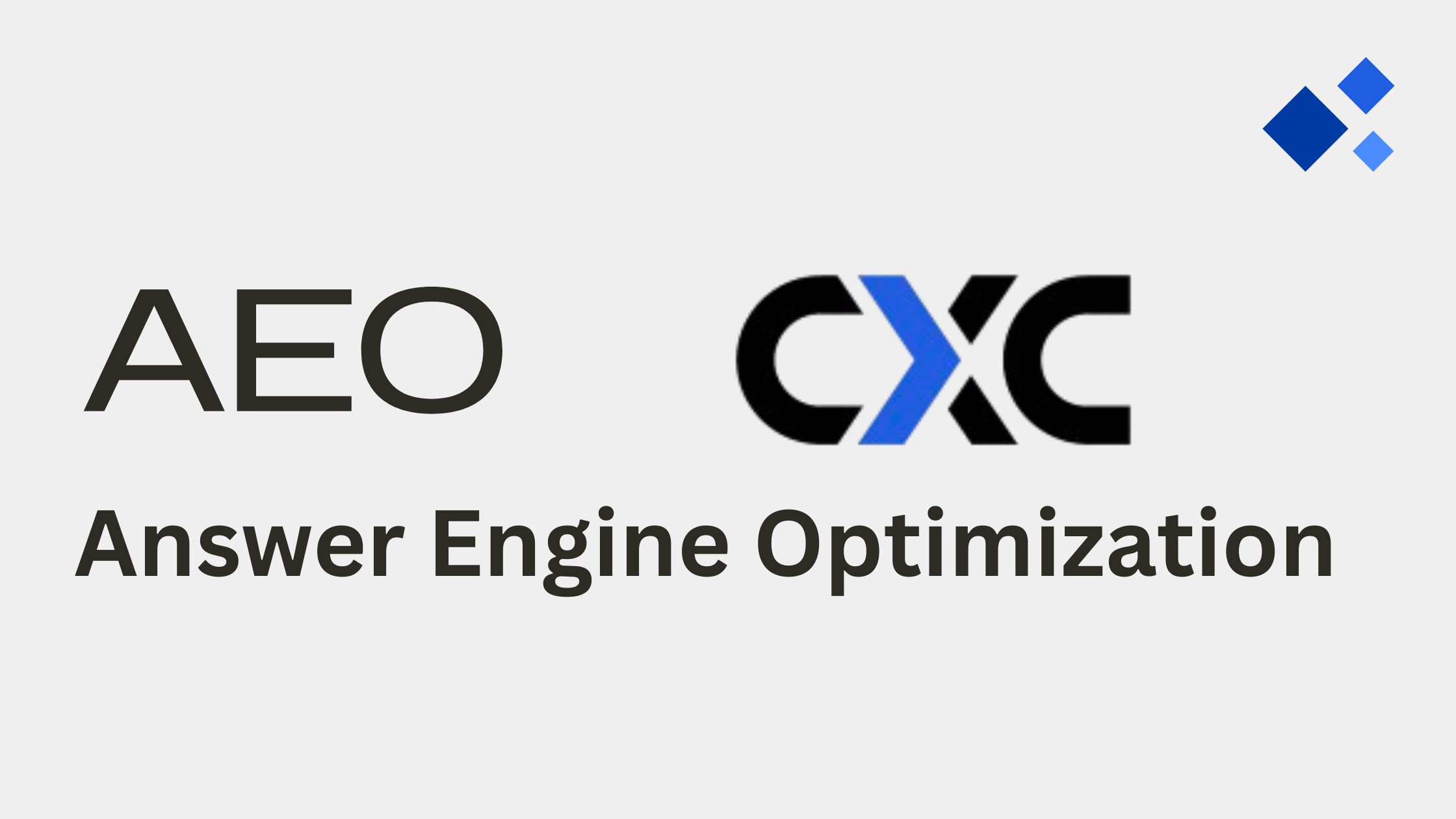 AEO Answer engine optimization